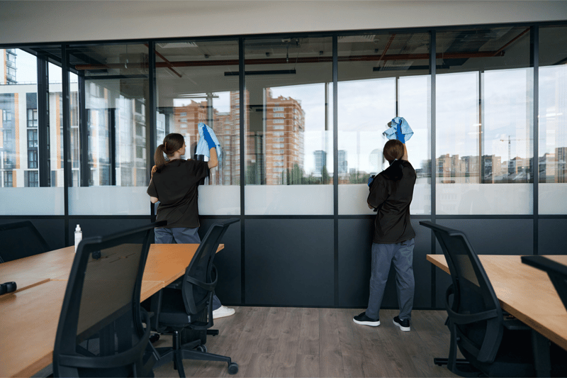 financial industry cleaning